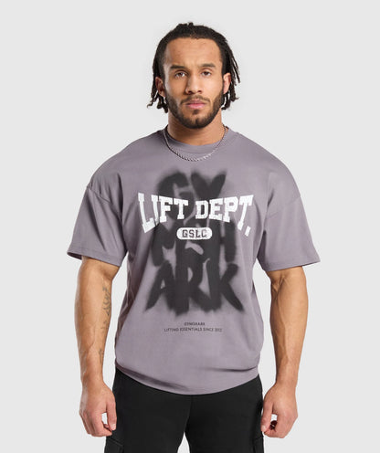 Gymshark Premium Lifting Dept Graffiti T-Shirt