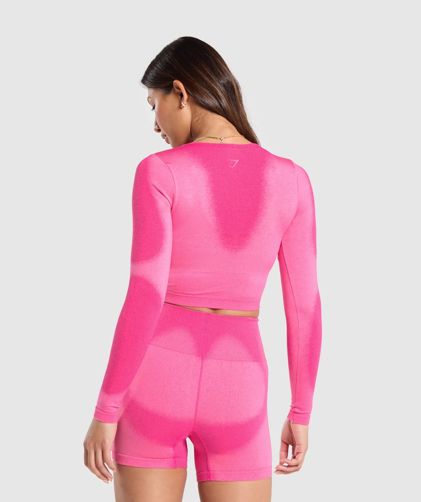 Gymshark Premium Blur Seamless Long Sleeve Crop Top