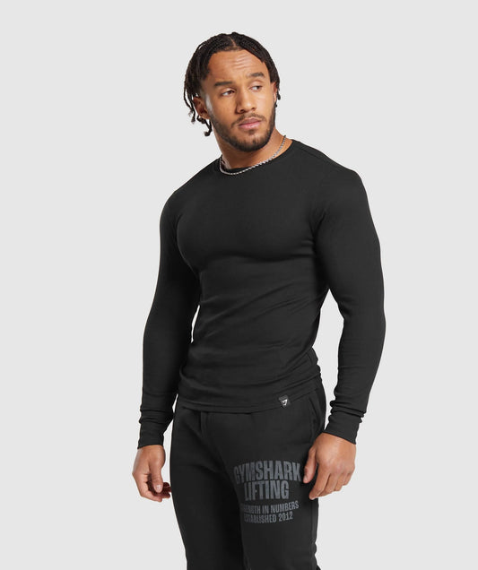 Gymshark Ribbed Long Sleeve T-Shirt